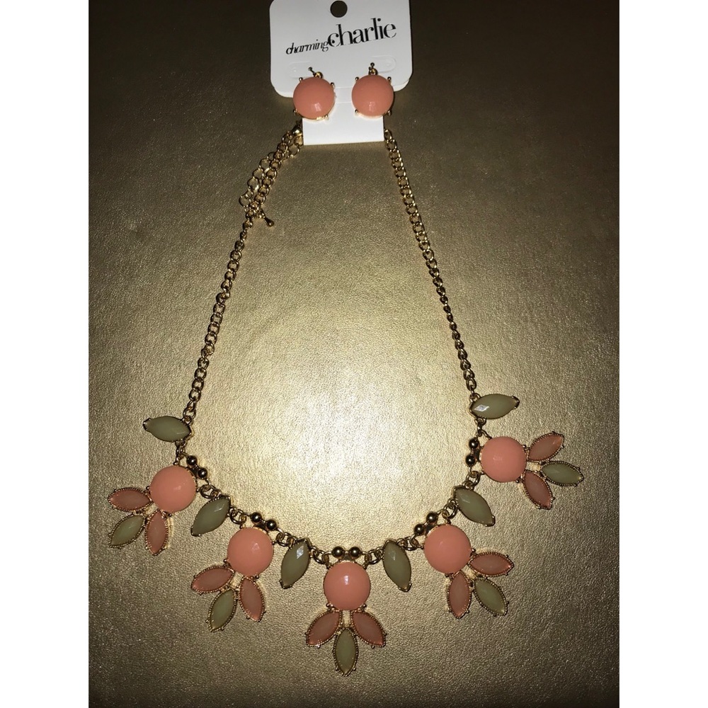 New Charming Charlie Earring and Necklace set